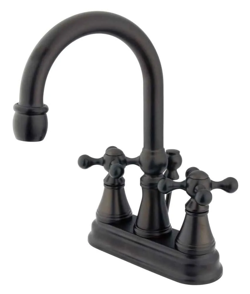 KINGSTON BRASS KINGSTON BRASS KS2615KX Two Handle Centerset Lavatory Faucet Oil Rubbed Bronze — product photo