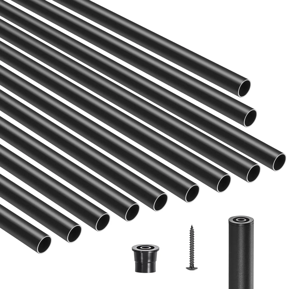 VEVOR VEVOR 101-Pack 26 in Aluminum Balusters Ø .75 in Matte Black — product photo