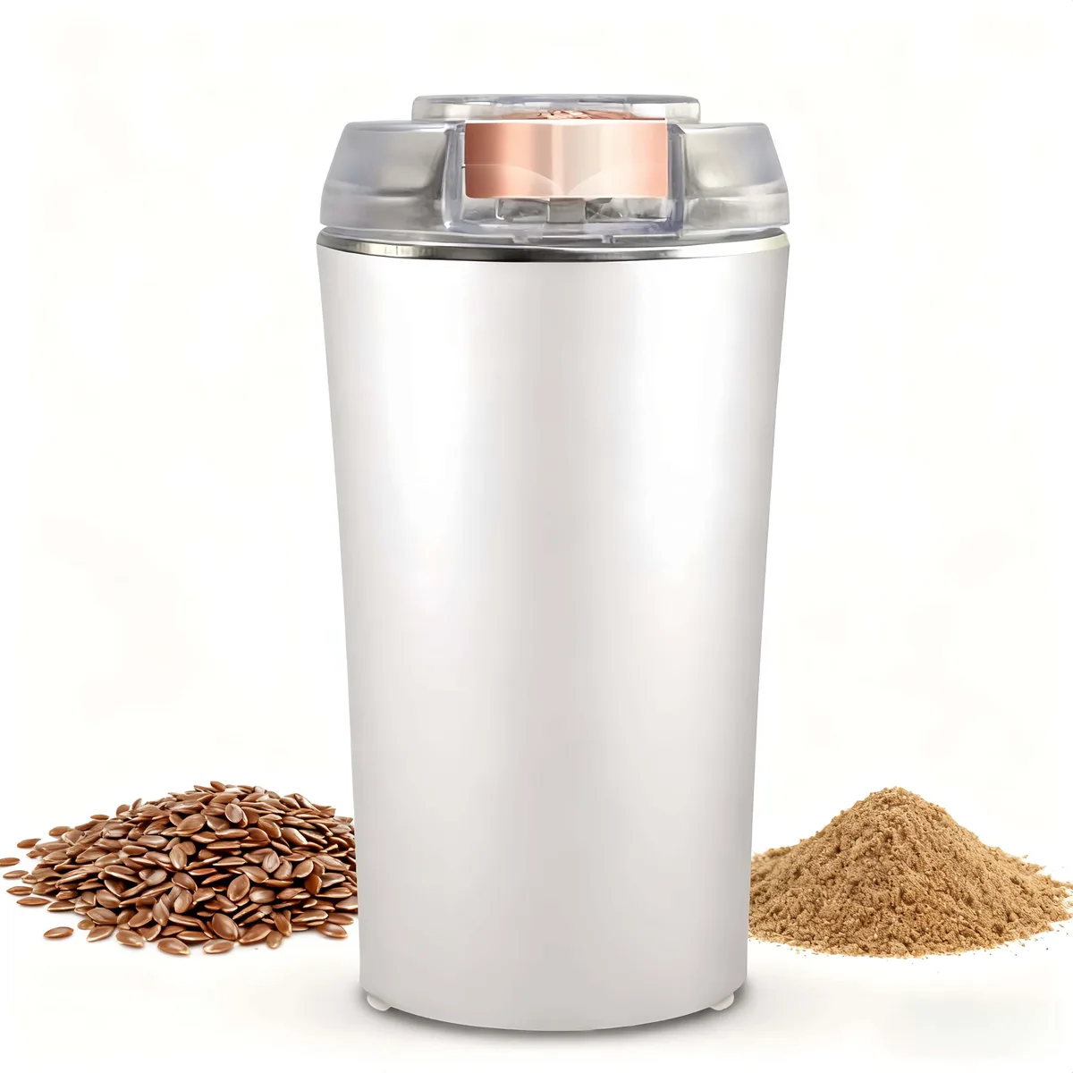 Eiqijci Flax Seed Grinder Electric Small 3.7 x 6.1 in — product photo