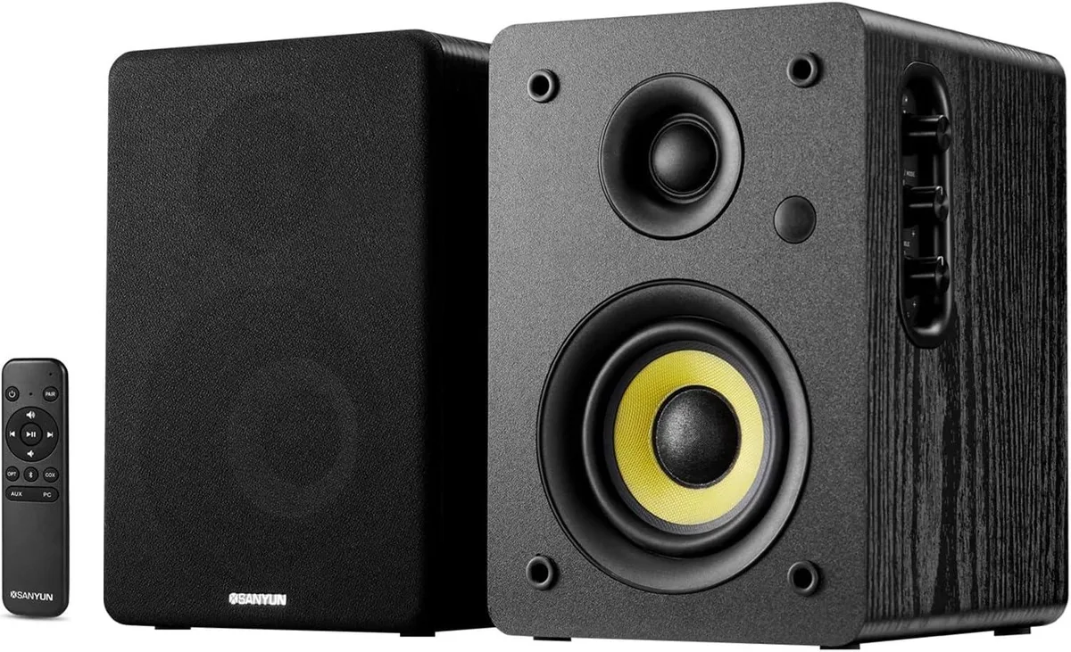 WUQ WUQ SW206 80W Dual-Mode Bookshelf Speakers White — product photo