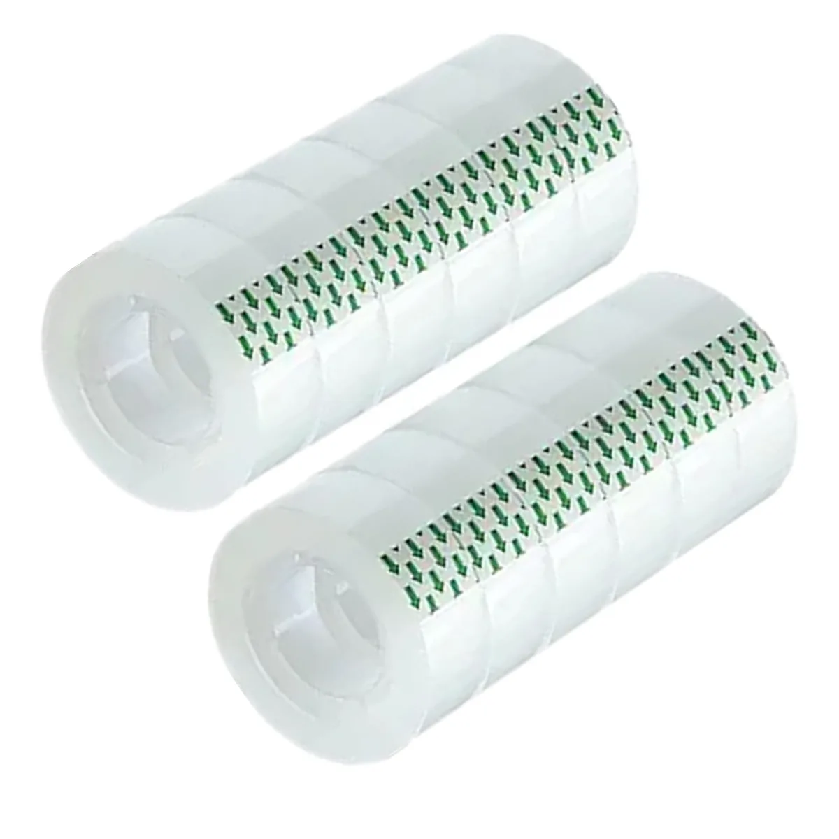  MJUNM P-XJZ-1 Clear Tape 12 Rolls 18 mm x 30 m 1 inch Core — product photo