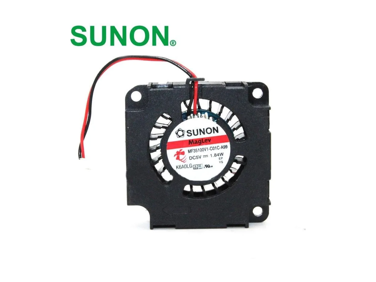 Small black cooling fan blower assembly spare part