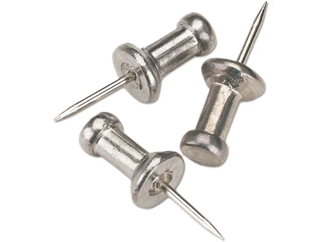 Advantus Advantus CPAL3 Aluminum Head Push Pins 100/Box — product photo