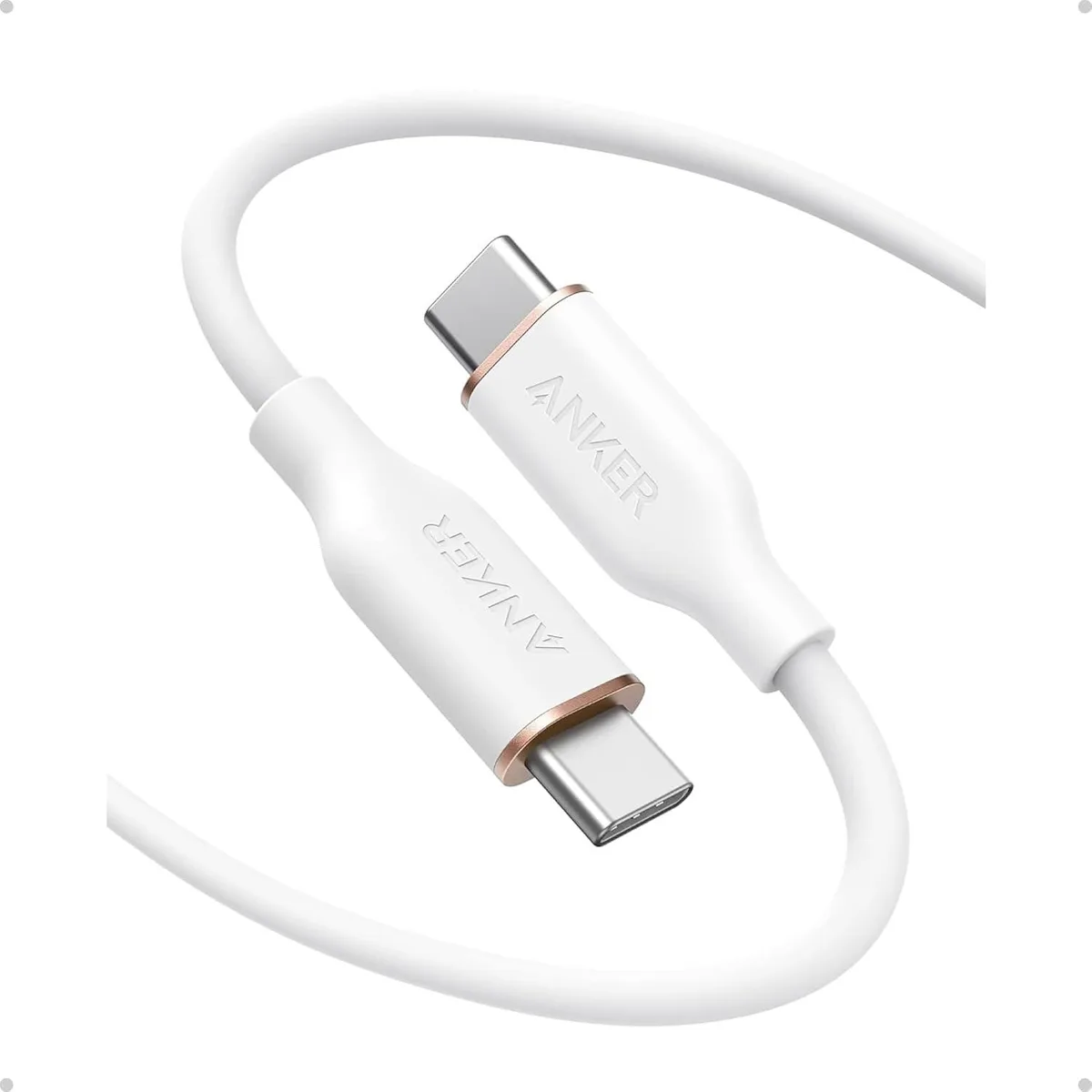 Anker Anker A8553 USB-C cable 240W 6 ft white — product photo