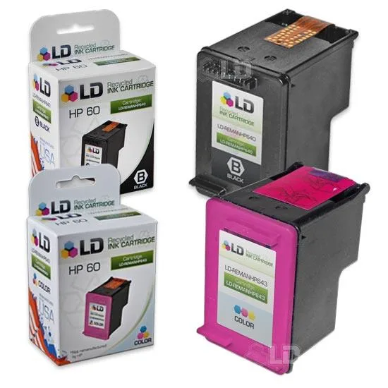 LD Products LD Products HP 60 Ink Cartridge 2 Pack Black and Color — product photo