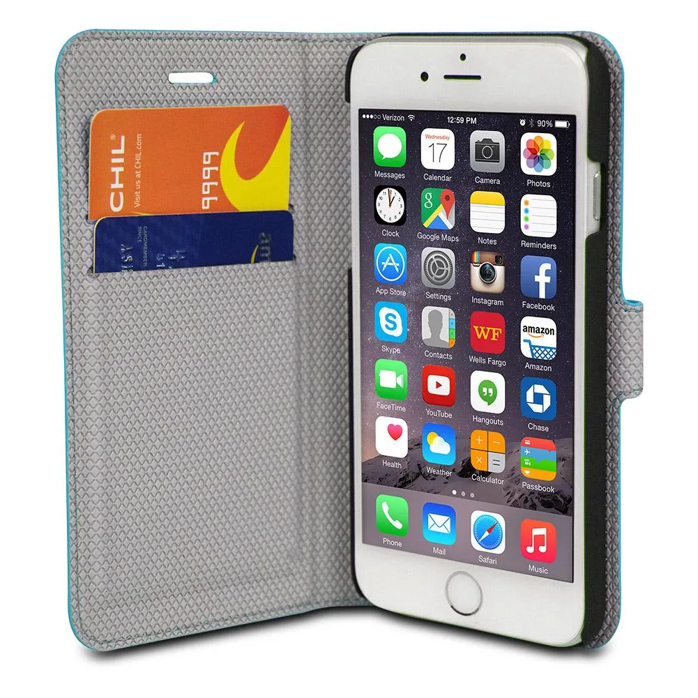 CHIL Products CHIL Products Attraction Jacket Magnetic Wallet Case iPhone 6 Plus Teal — product photo