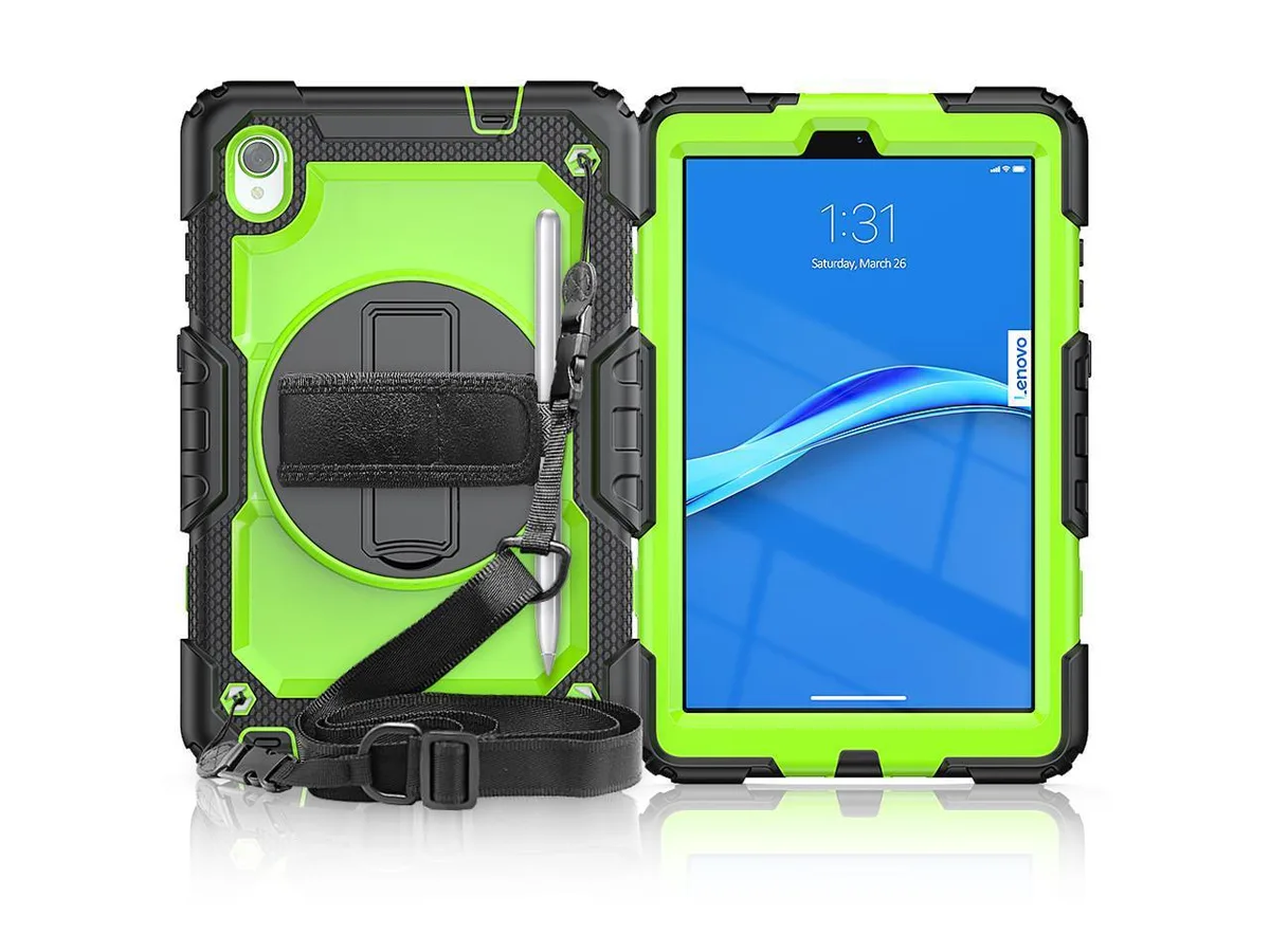 Werleo Werleo TB-8506F/8506X laptop case Green Pen Holder Screen Protector Stand Shoulder Strap 2019 — product photo