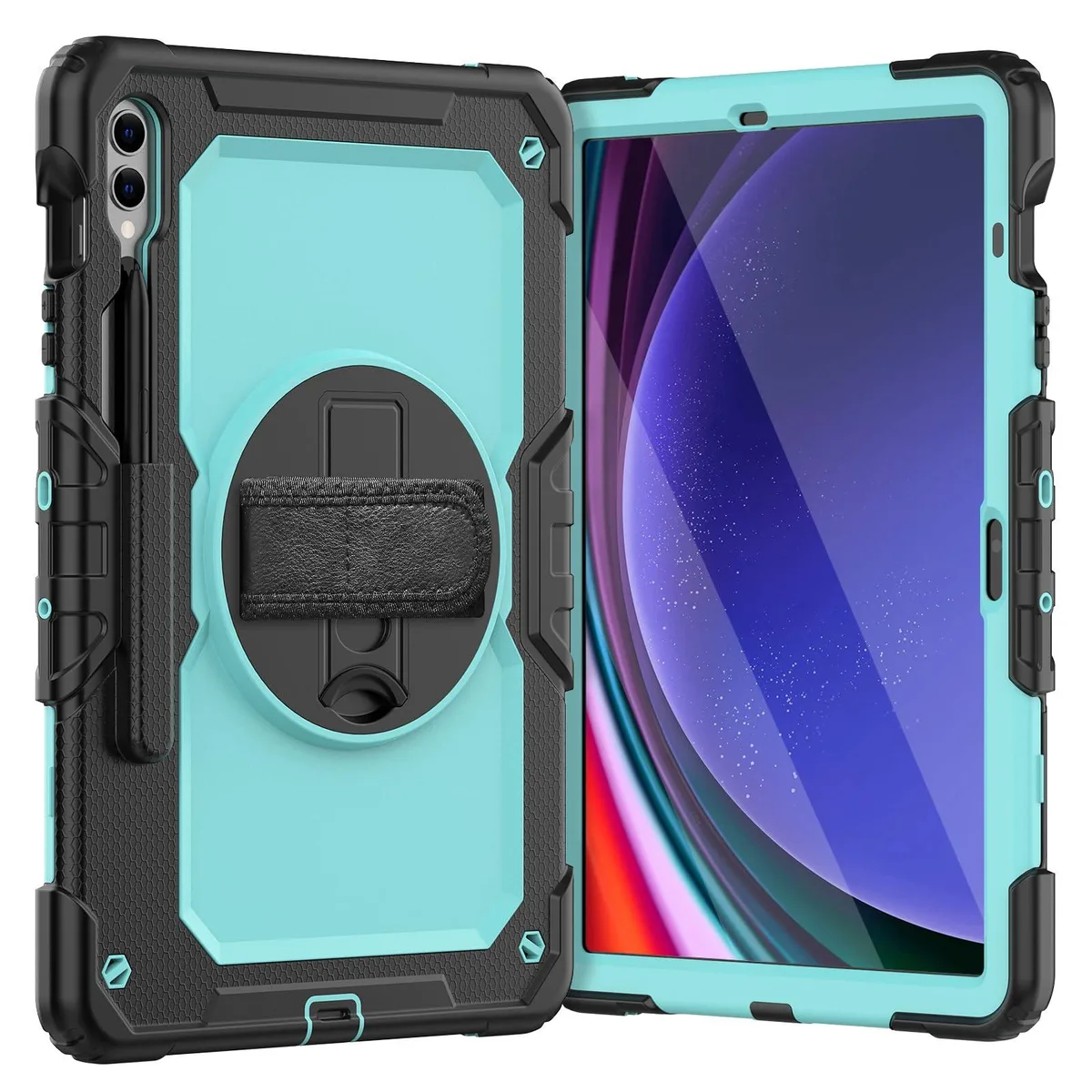 Timoom Timoom 12.4" Rugged Case with Stand & Strap Light bluePC — product photo
