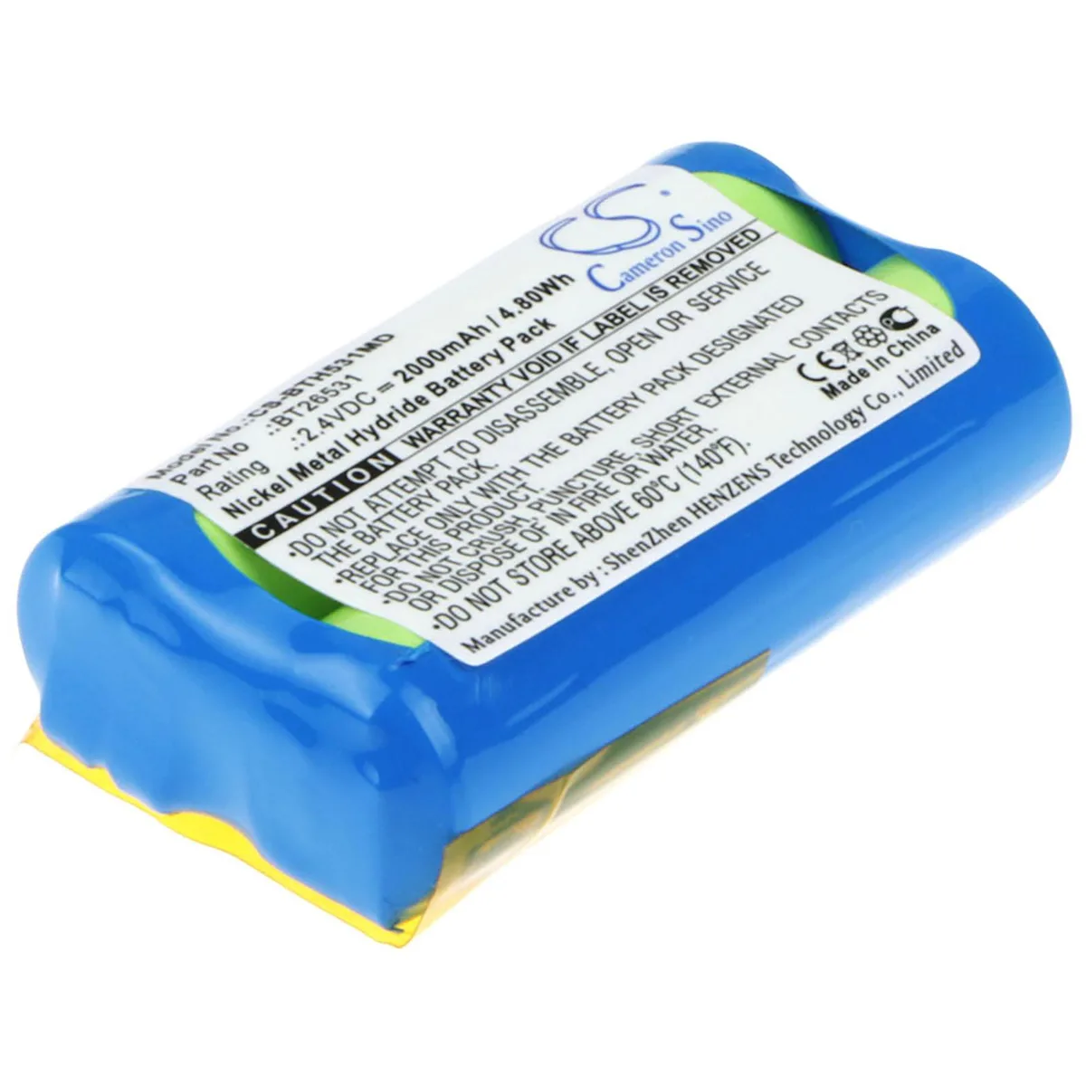 Cameron &amp; Co Cameron &amp; Co DS-CS-BTH531MD 2.4V 2000mAh Ni-MH Blue video accessory — product photo
