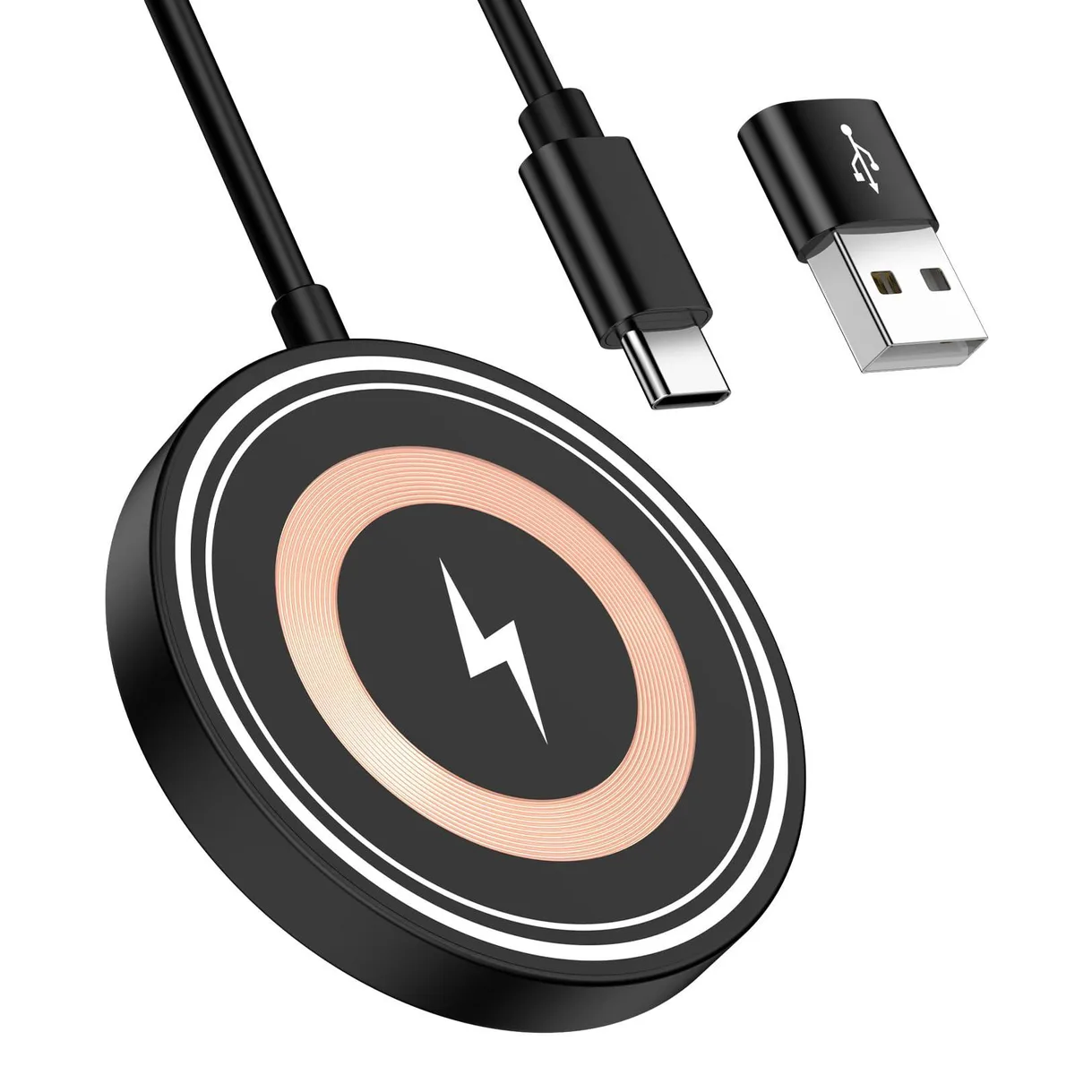 No Sew No Sew Magnetic Wireless Charger 15W USB-C/A 35g — product photo