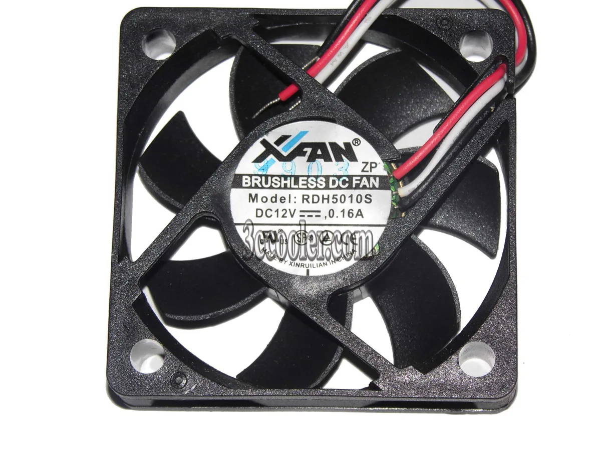 OEM Industries OEM Industries RDH5010S 50x50x10mm 12V 0.16A 3-Wire Fan — product photo