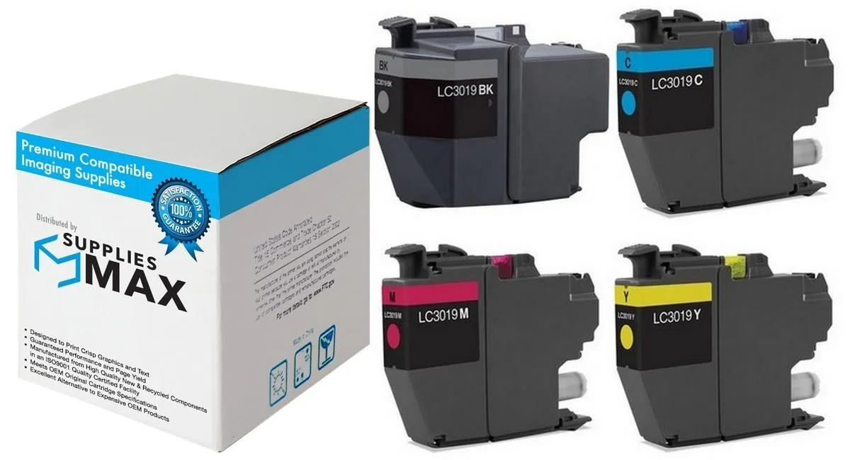 SuppliesMax SuppliesMax LC-3019VALBP Inkjet Combo Pack (BK/C/M/Y) 3000 pages — product photo
