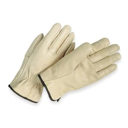 Condor Condor 5AJ33 Leather Drivers Gloves Cowhide Full Finger Shirred Slip-On Personal Protective Equipment — product photo