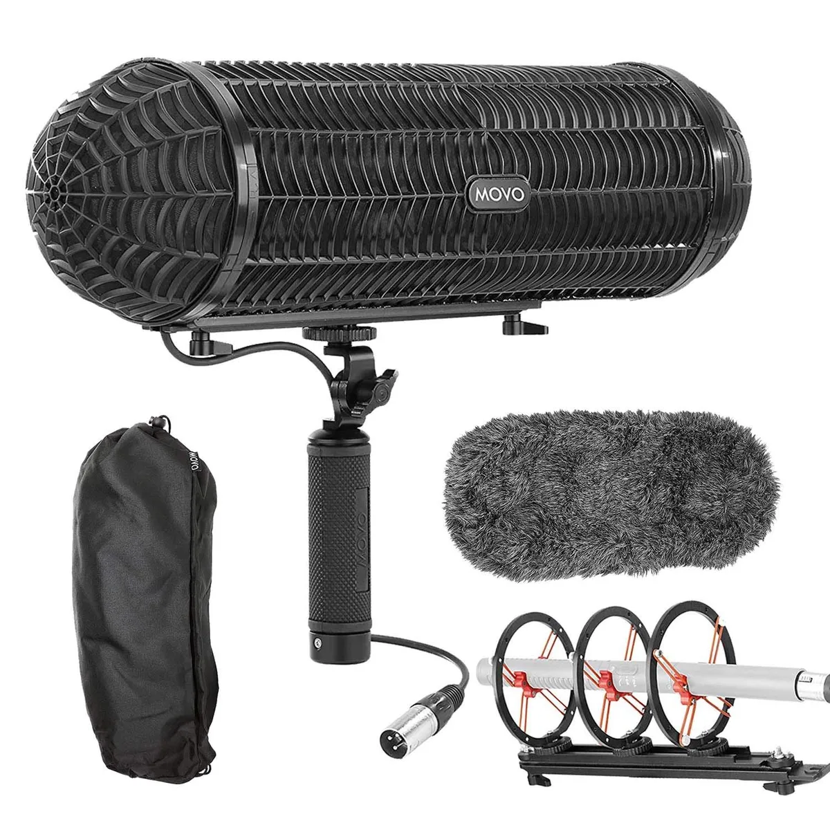  Movo BWS1000 Blimp Wind &amp; Vibration Protection System for Shotgun Microphones — product photo