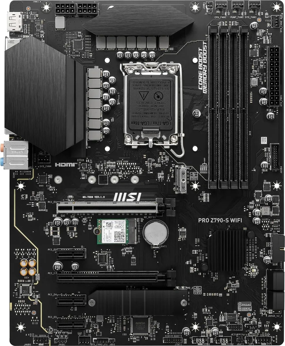 MSI MSI PRO Z790-S WIFI Intel Motherboard A — product photo