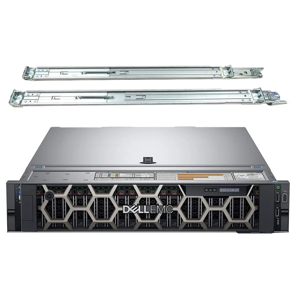 DELL DELL PowerEdge R740 2U Rack Server Dual Xeon 6130 2.10 GHz 512GB DDR4 128TB SAS Rail Kit — product photo