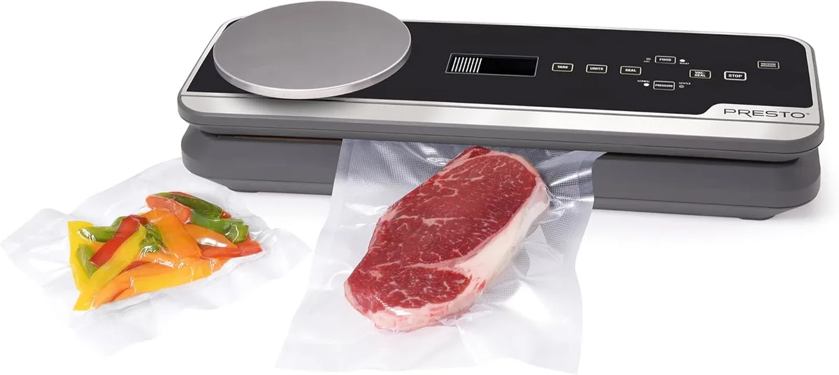PRESTO PRESTO APPT5623 Vacuum Sealer with Digital Scale — product photo