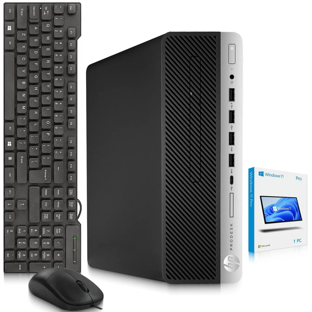 HP HP ProDesk 600 G5 SFF i5-9500 8GB 128GB SSD 500GB HDD W11 Pro — product photo