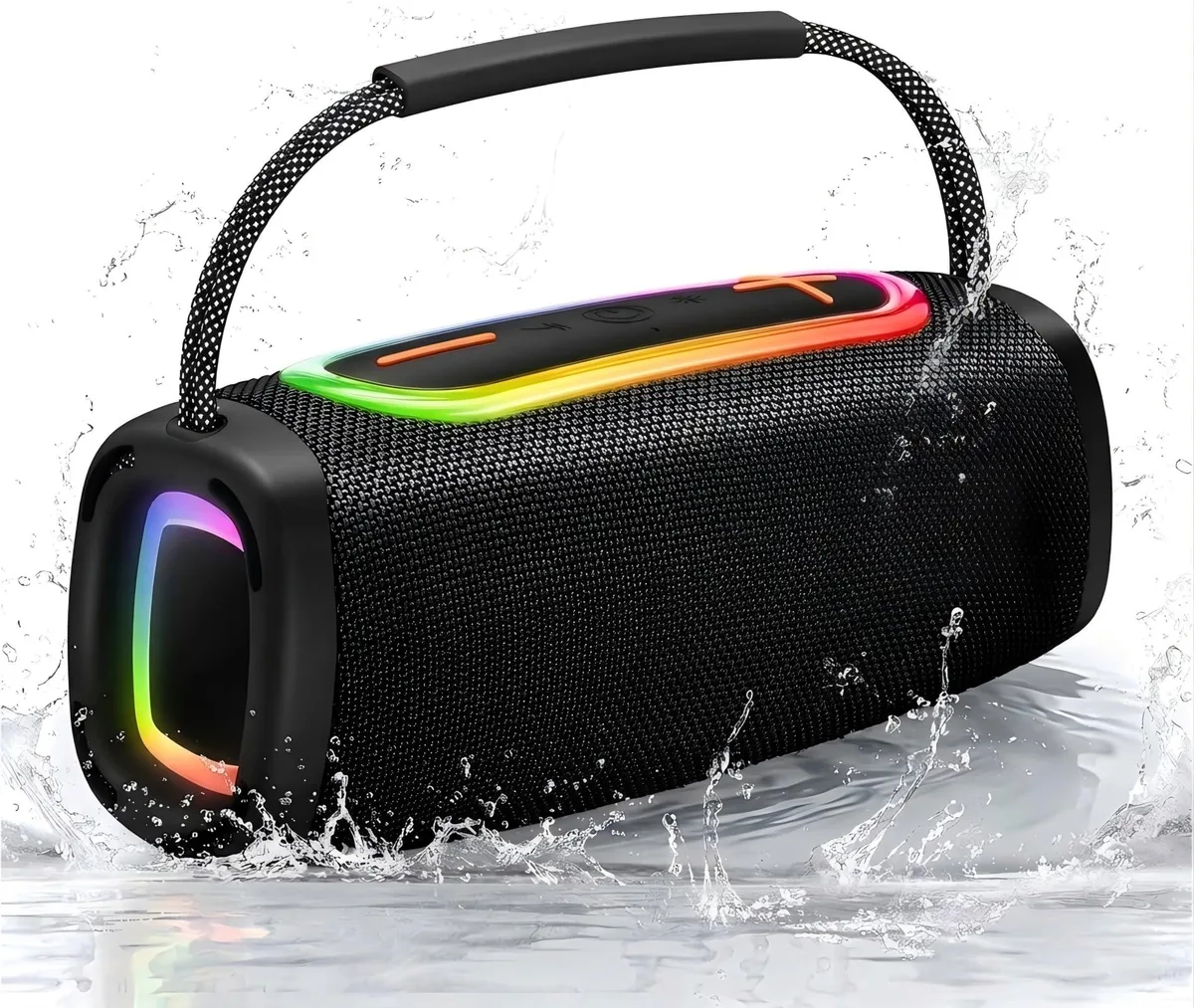  Dyurwa A6 Portable Speaker 90W 40H IPX7 Bluetooth 5.4 66mm Classic Black — product photo