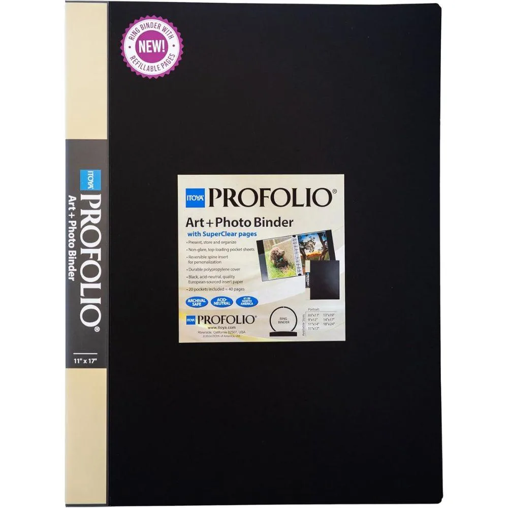 Itoya Of America, Ltd Itoya Of America, Ltd ProFolio Art + Photo Binder 11"x17" camera accessory — product photo