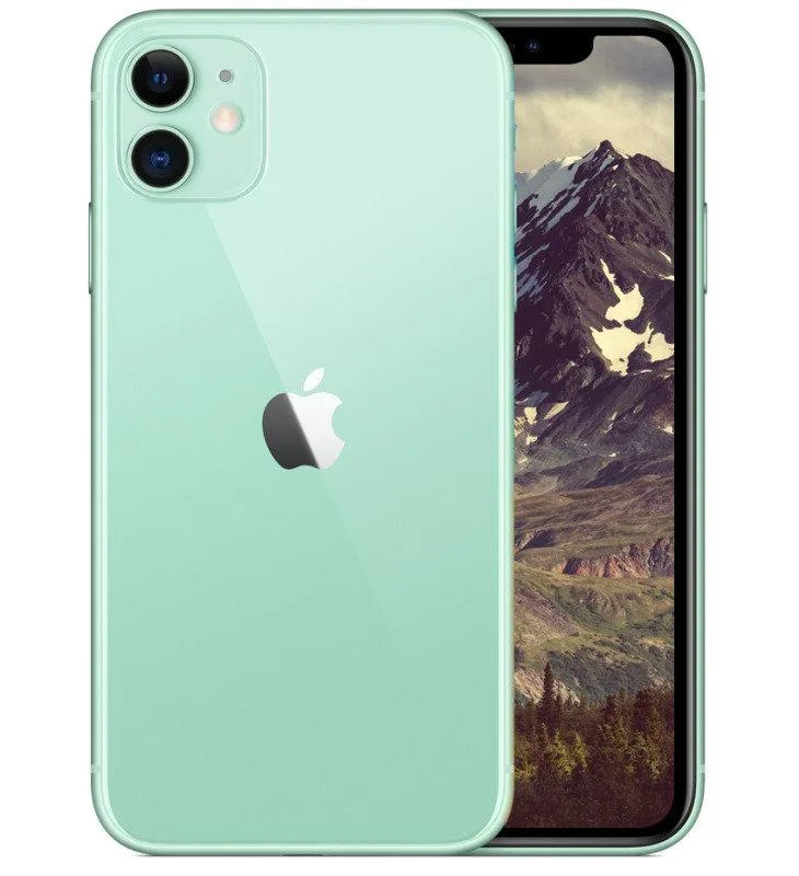 Apple Apple iPhone 11 A2111 256GB Green cell phones - unlocked — product photo