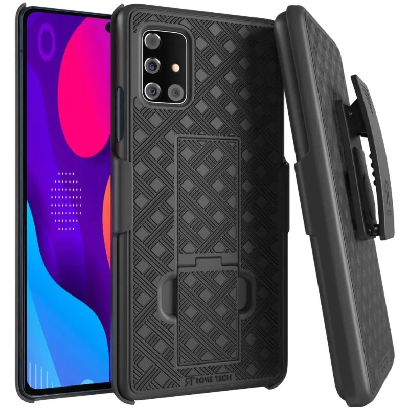 Rome Tech Rome Tech Galaxy A51 4G Belt Clip Holster Case Black — product photo