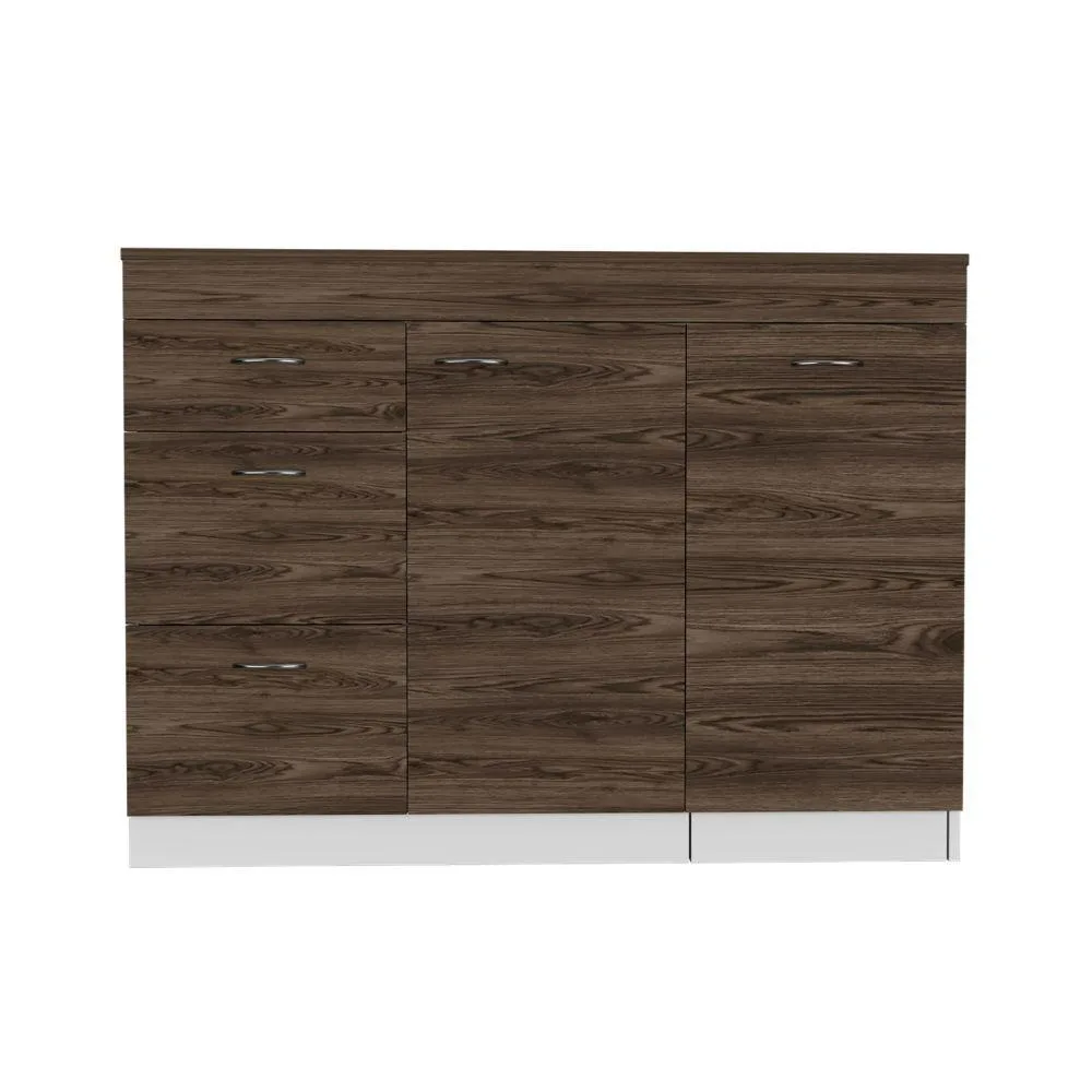 FM FURNITURE FM FURNITURE Kitchen Base Cabinet Three Drawers Two Shelves Flexible Cabinet 458W 2007D 334H — product photo