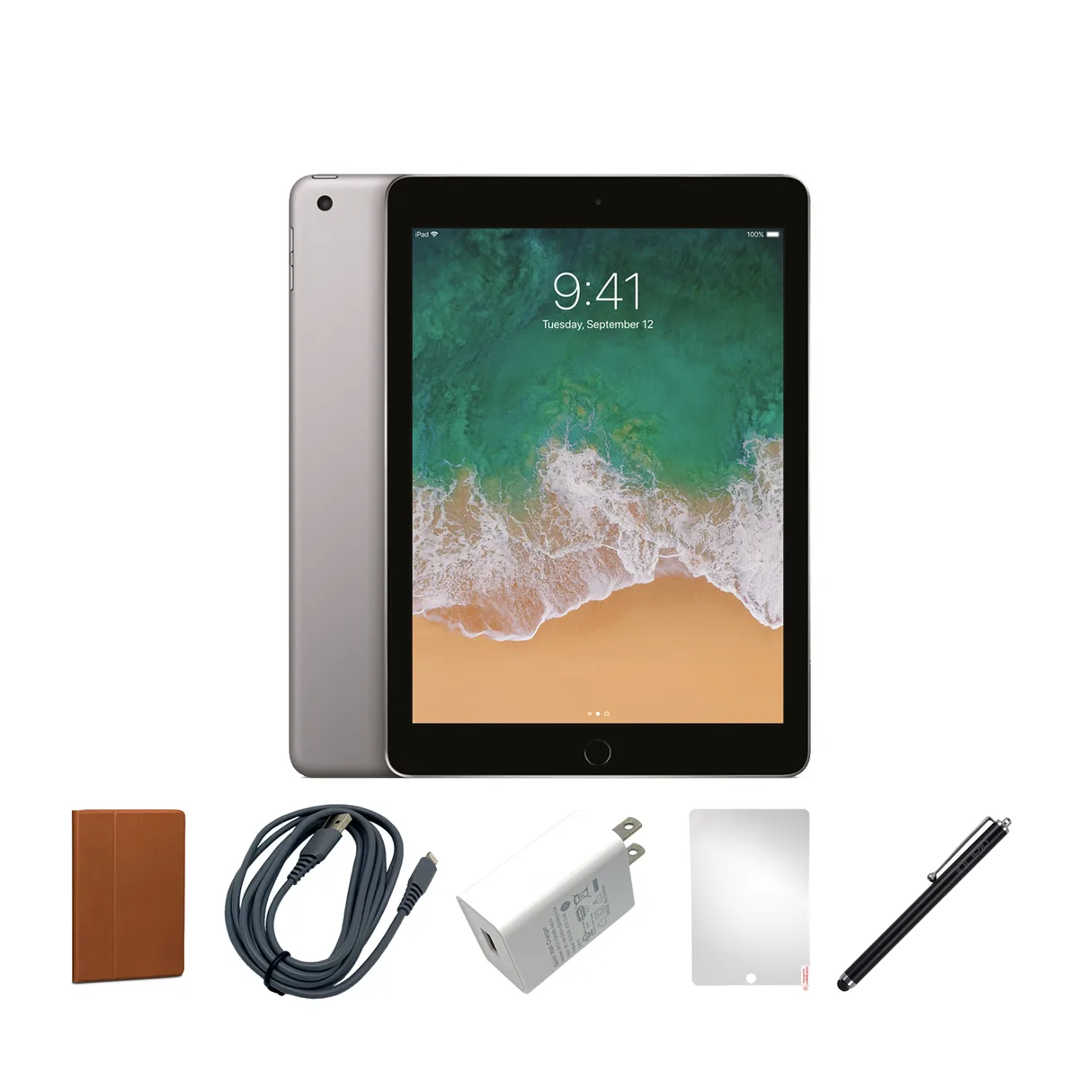 Apple Apple IPAD5SG32-BUNDLE iPad 5 9.7" 32GB Space Gray refurbished tablet — product photo