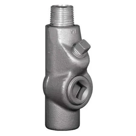 Aluminium sealing conduit fitting, 3/4 inch threaded, silver powder finish