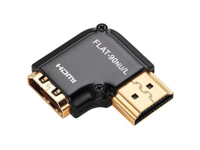 LORDWORLD LORDWORLD HDMI Male to Female Right Angle Adapter 90° Gold Plated 18Gbps 4K 60Hz — product photo