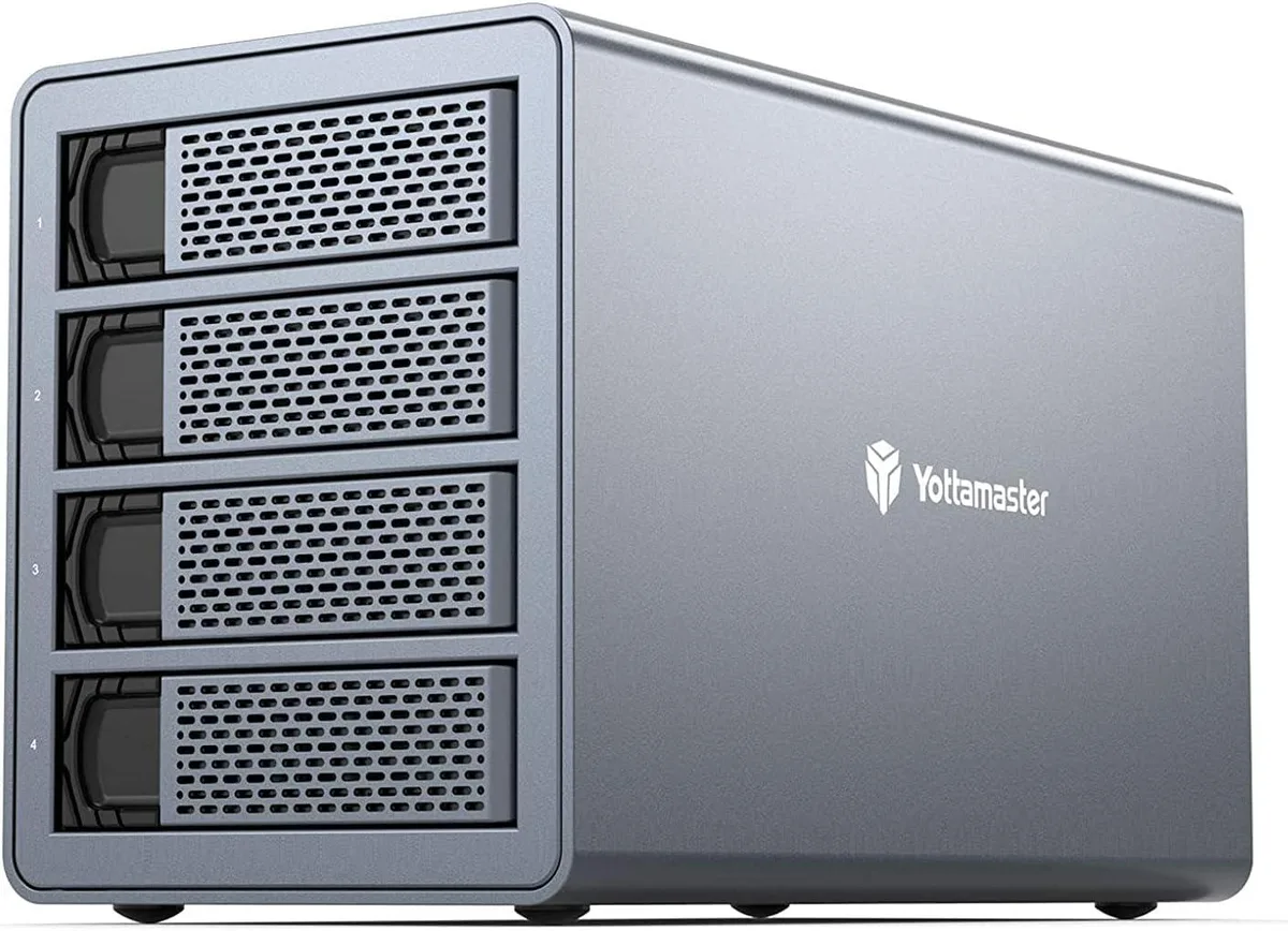 Yottamaster Yottamaster 4 Bay RAID USB3.0 Enclosure 150W 72TB FS4RU3 — product photo