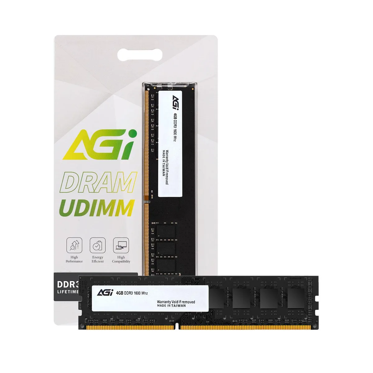 AGI AGI UD128 4GB DDR3 1600MHz CL11 240-pin desktop RAM — product photo