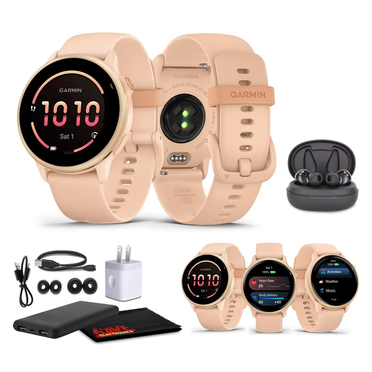 Garmin Garmin Vivoactive 6 Smartwatch Metallic Pink Dawn 1.3 in 1.7 in — product photo