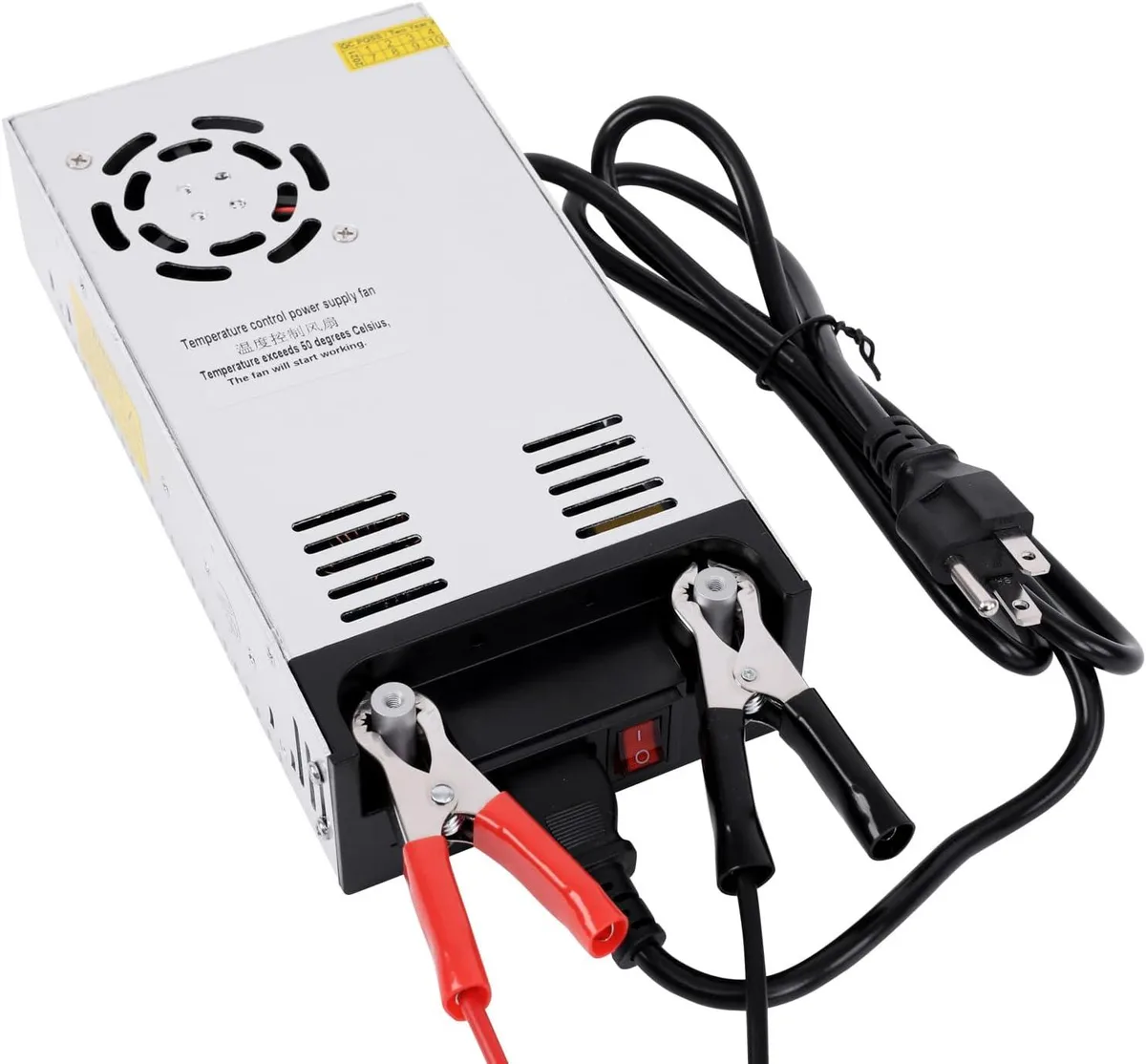 BFKK BFKK 12V 50A 600W AC-DC Converter with Clamp Wires — product photo