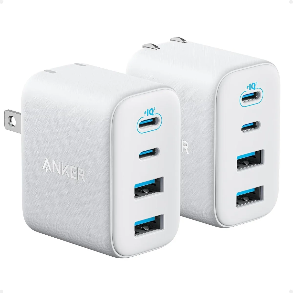 Anker Anker Zolo B121E 50W 4-Port Wall Charger 2-Pack White — product photo