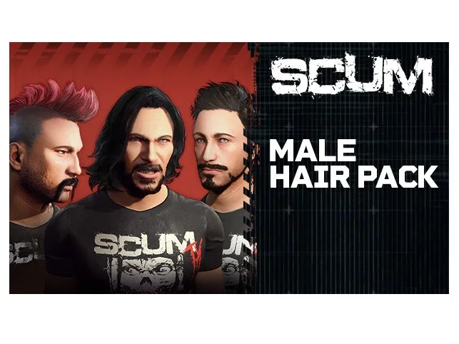 Secret Mode Secret Mode 87042 SCUM Male Hair Pack downloadable game — product photo