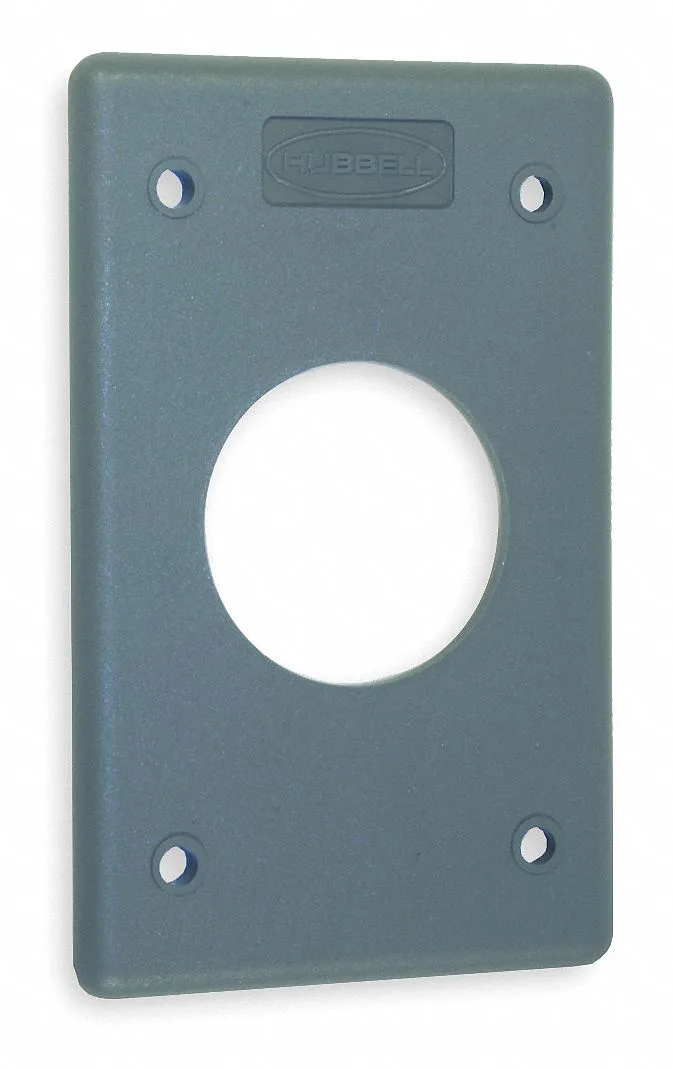 Hubbell Incorporated Hubbell Incorporated HBLP720FS Switch Plate Graphite 1-Gang — product photo