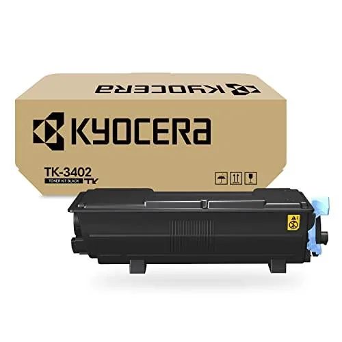 Rectangular black Kyocera TK-3402 toner cartridge for PA4500x MA4500ifx MA4500ix printers