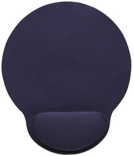 MANHATTAN MANHATTAN 434386 wrist-rest mouse pad blue 9.50" x 8.00" 4mm — product photo