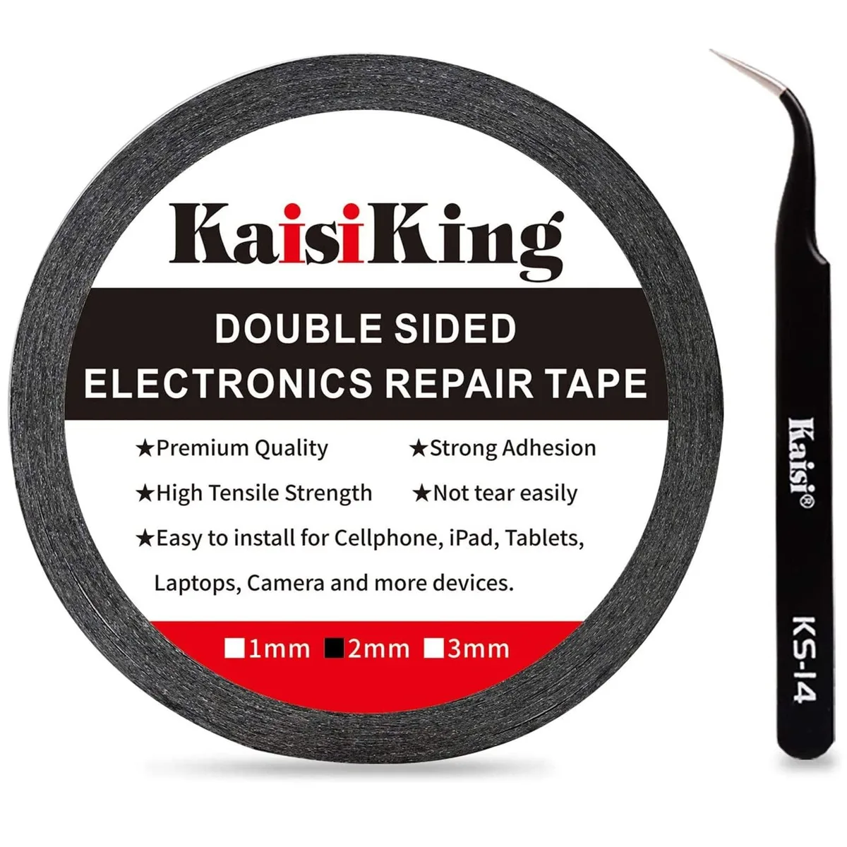  Avery CHY-01A 2 mm × 50 m adhesive tape with tweezers — product photo