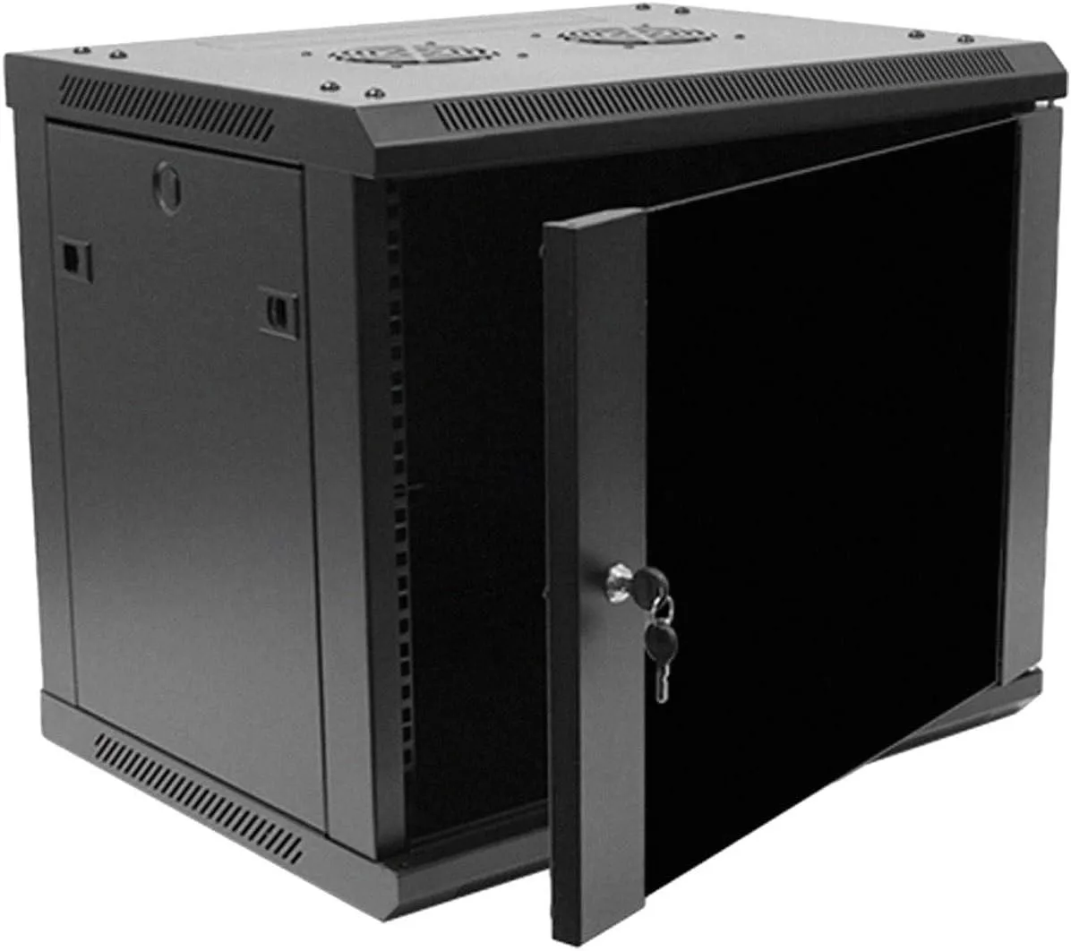 PISKEKAT PISKEKAT 9U Server Rack 17.7 Deep 2 Fans Black — product photo