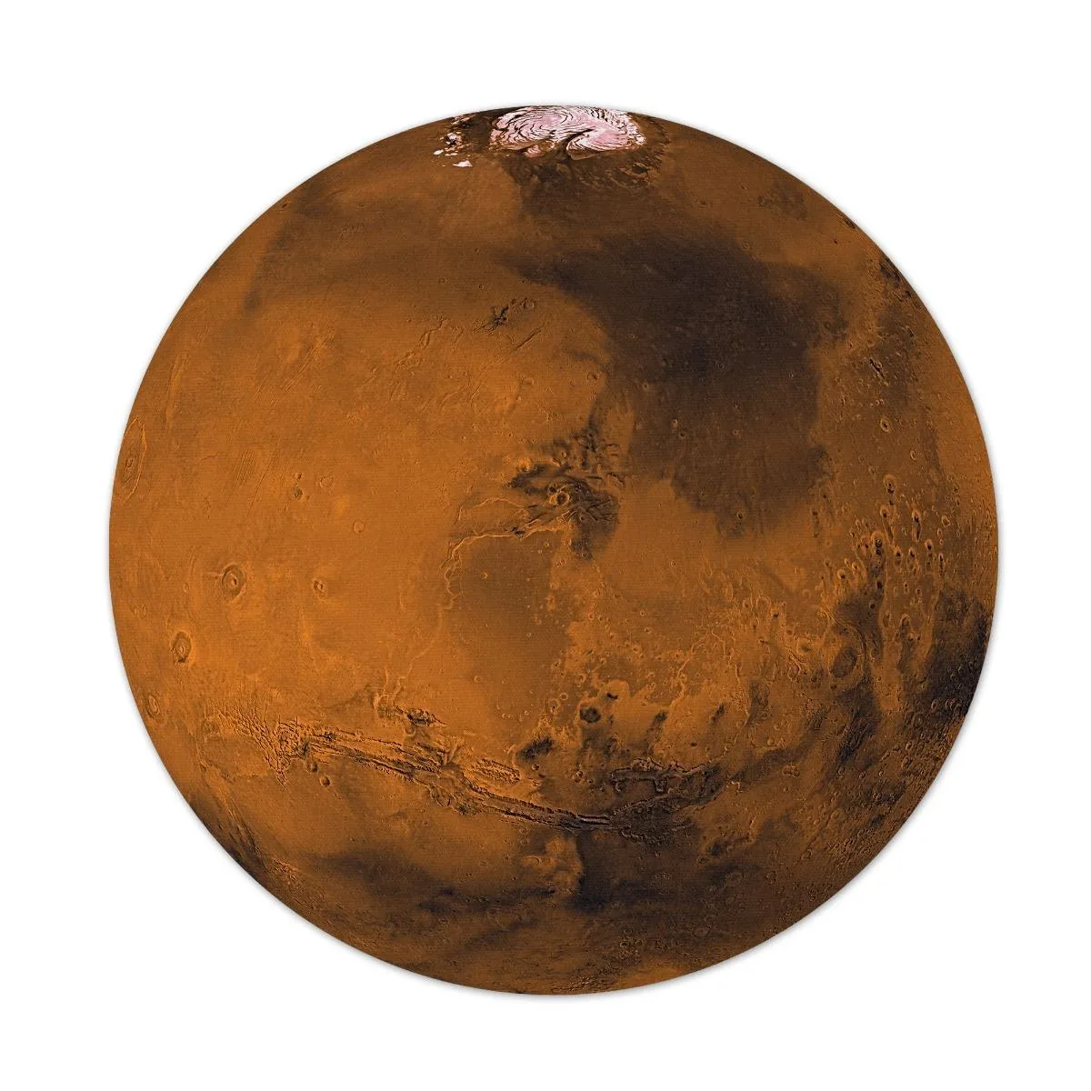 Future of Flight Future of Flight Mars 7.5" Round Mousepad 1/4 Thick — product photo