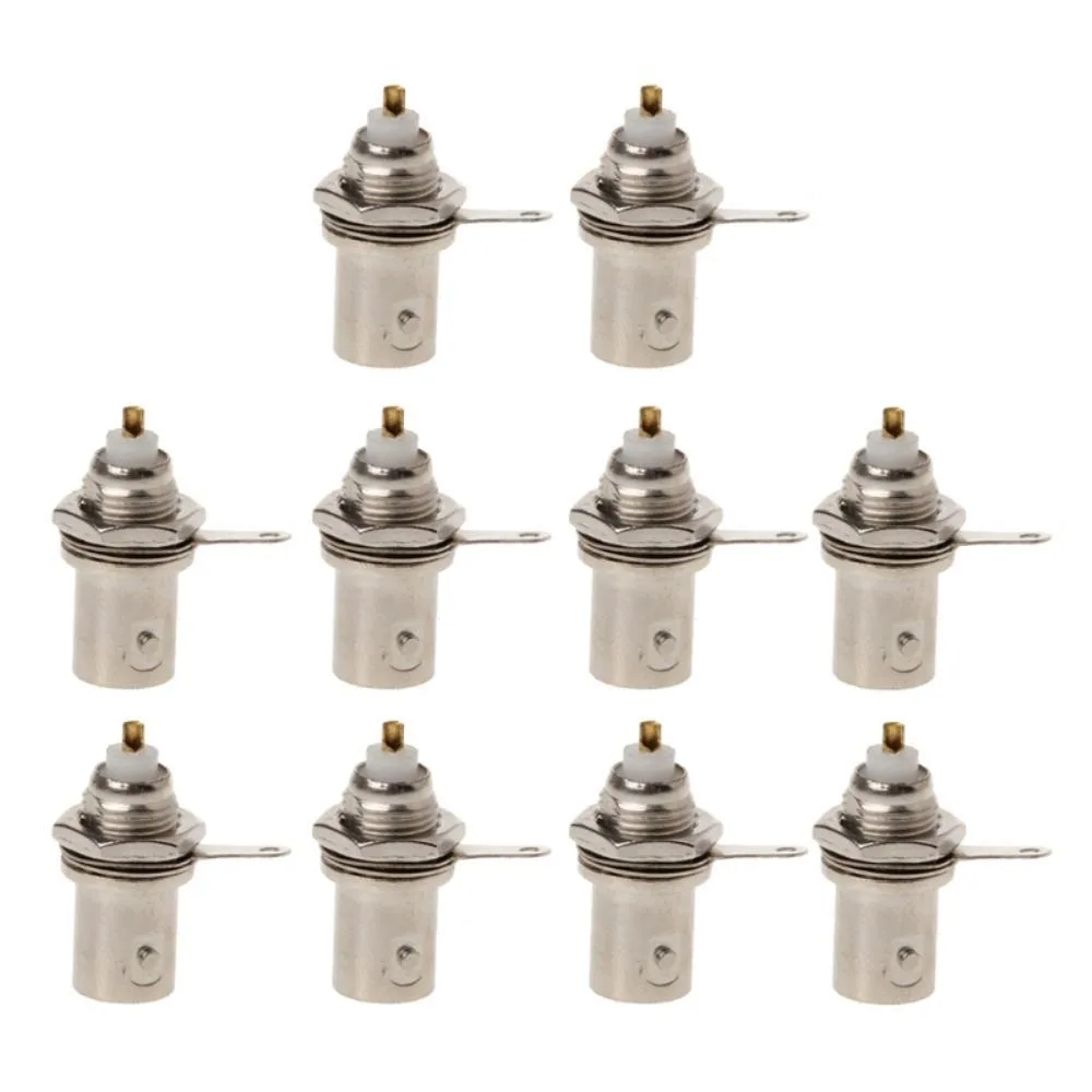 Ruth's sister Ruth's sister 10Pcs BNC Female Nut Bulkhead Solder Connector Adapter internal power cable — product photo