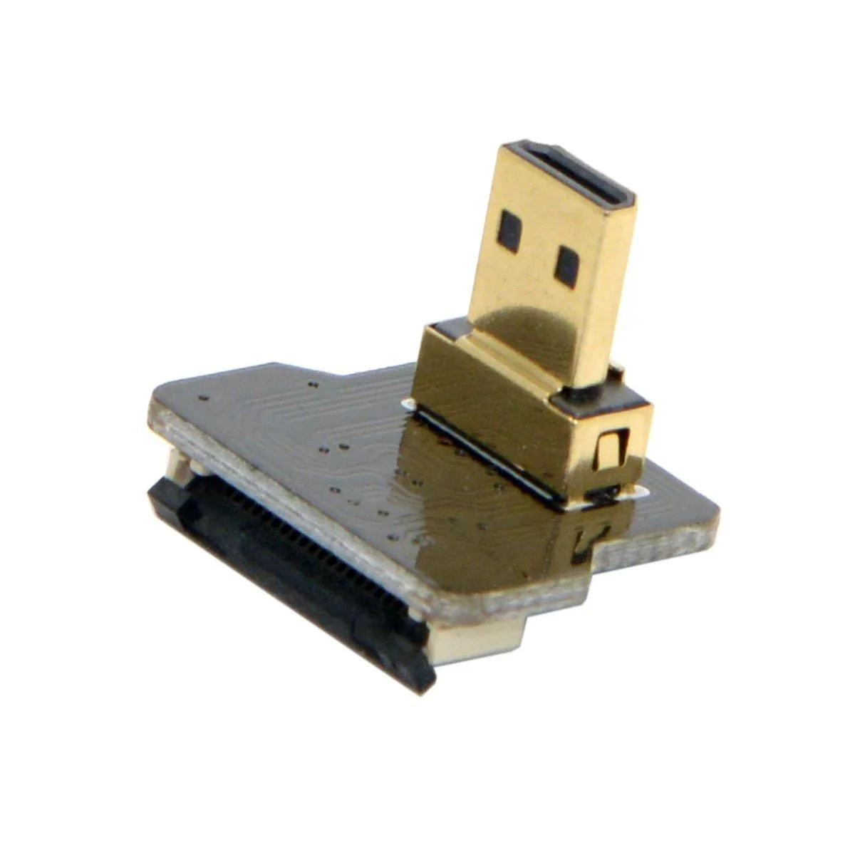 LORDWORLD LORDWORLD CYFPV Micro HDMI Type D Male Up Angled 90 Degree — product photo