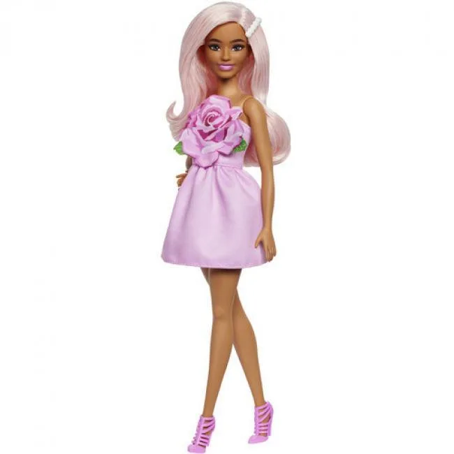 Barbie Barbie HYT94 Fashionistas Doll #238 Pink Hair Rose Dress — product photo