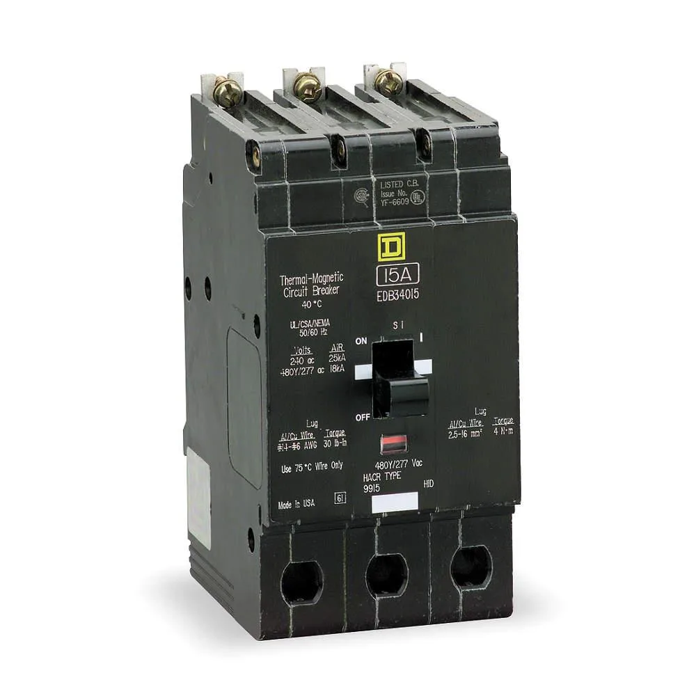 SQUARE D SQUARE D EDB34025 circuit breaker 25A 3 pole — product photo