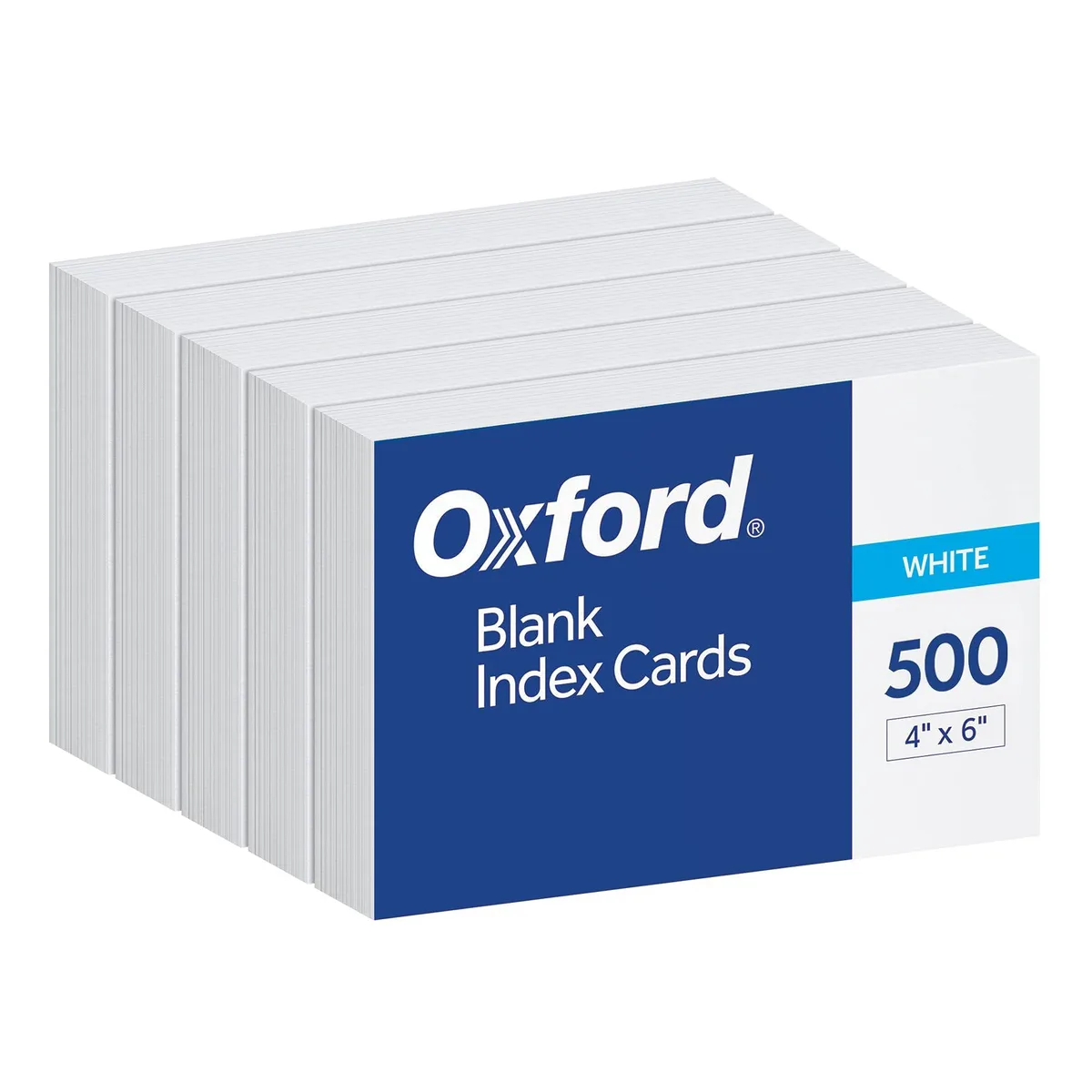  Oxford 40177 Index Cards 4x6 500 Count Pack of 5 — product photo