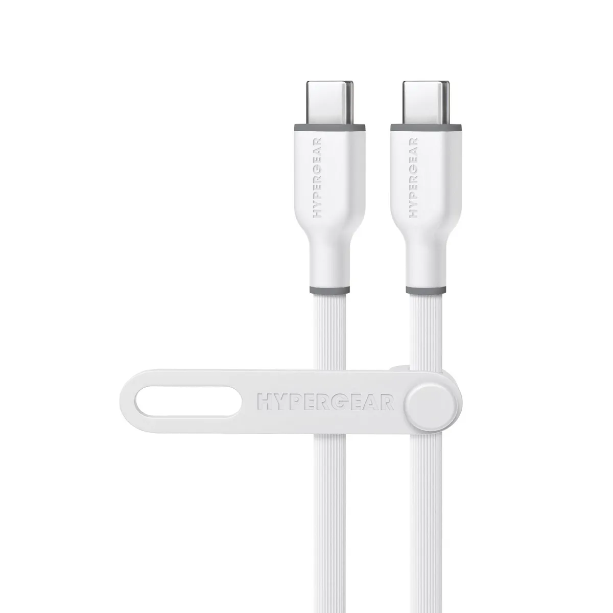 HyperGear HyperGear Flexi PRO USB-C Cable 10 ft White 60W PD PPS — product photo