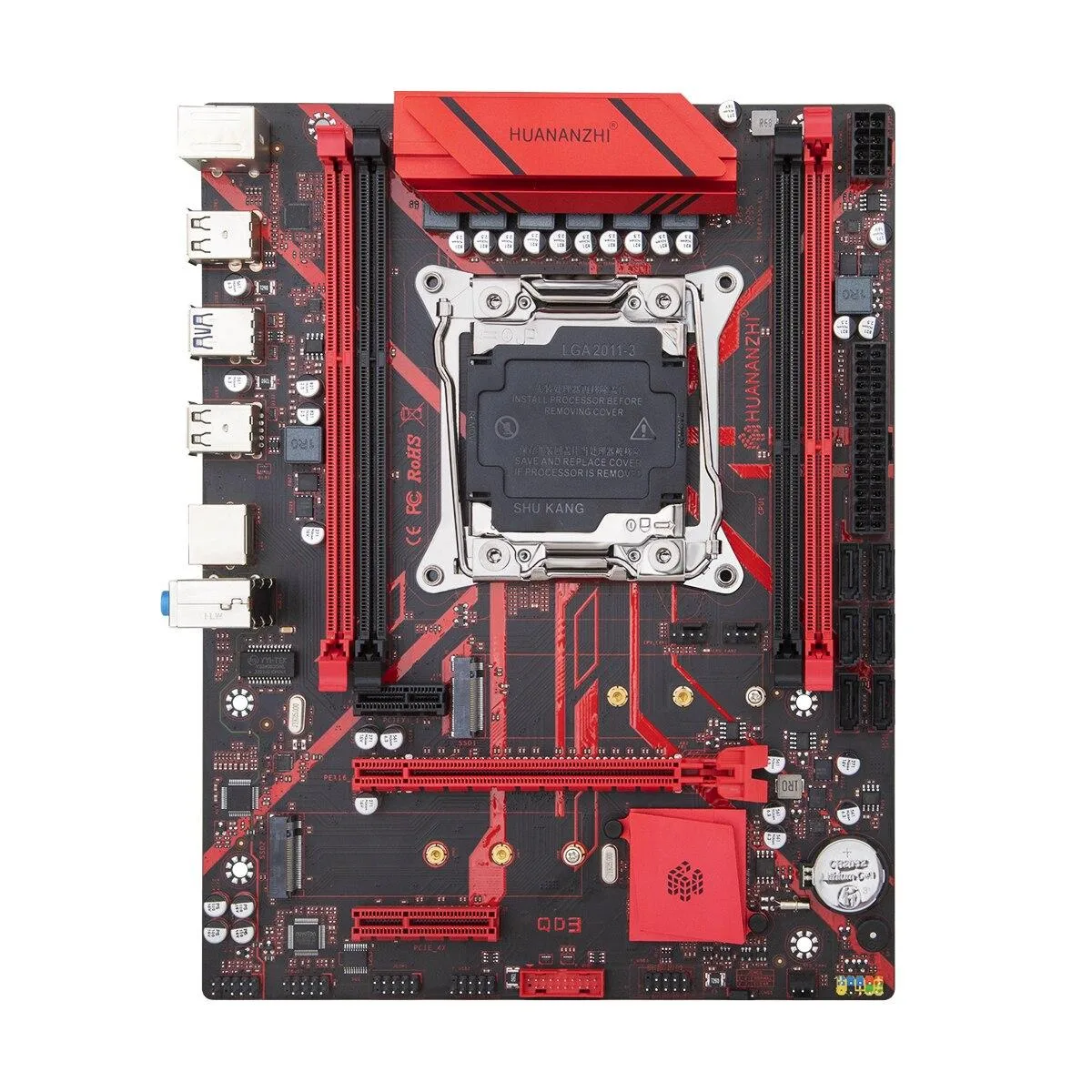 YINGHUA YINGHUA X99 QD3 LGA 2011-3 E5 2666 V3 32GB DDR3 NVME server motherboard — product photo