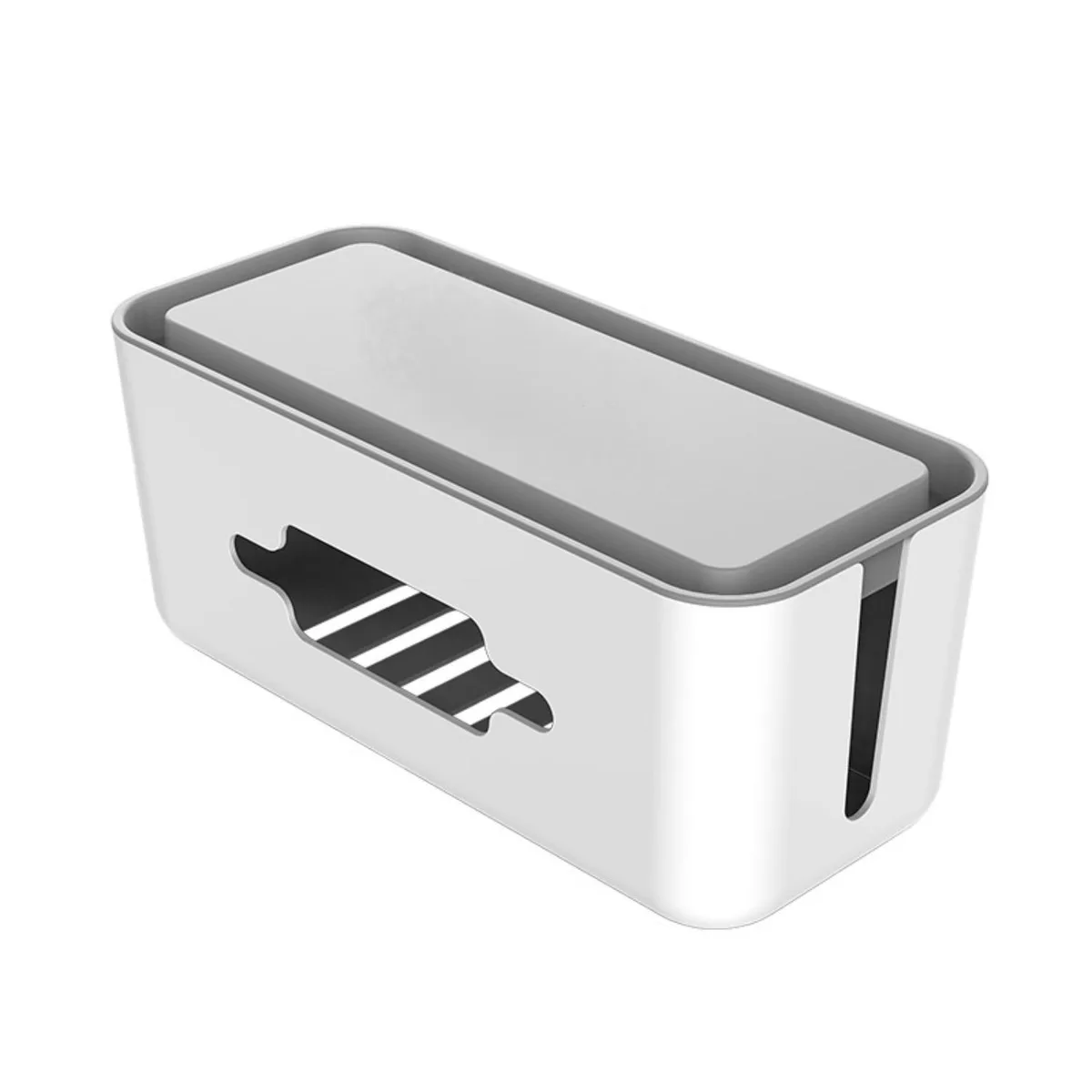 Altatac Altatac Box-CMB-18-WHT White Cable Storage Box — product photo